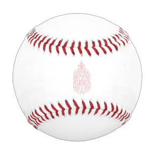 Pelota De Béisbol Rosa podrido, caoba exuberante, diseño decorativo