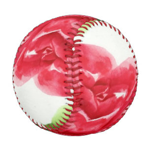 Pelota De Béisbol Rosa Roja