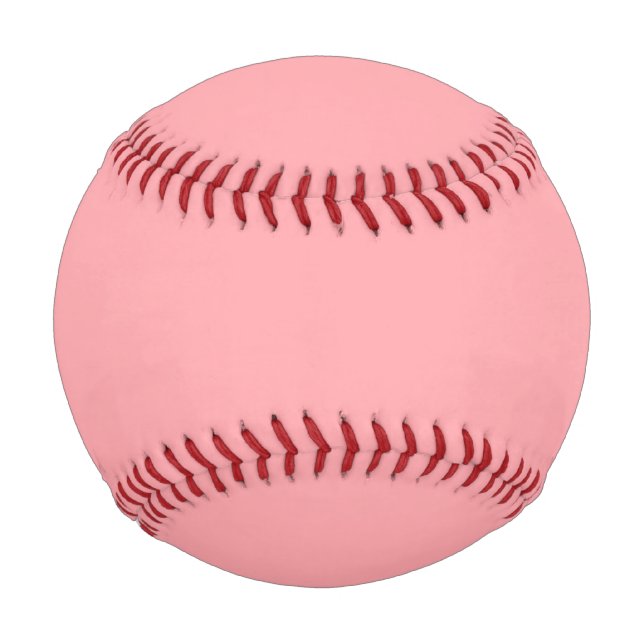 Pelota De Béisbol Rosa suave sólido (Anverso)