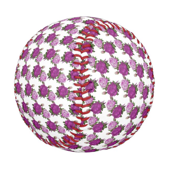 Pelota De Béisbol Rosas (Angular)