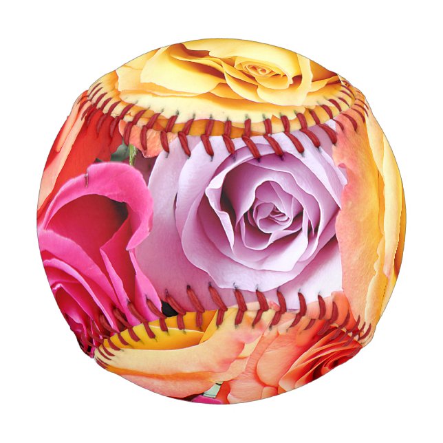 Pelota De Béisbol Rosas de béisbol (Anverso)