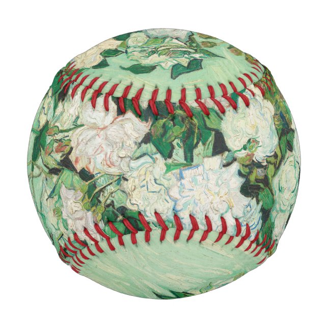 Pelota De Béisbol Rosas - Flores Bouquet (Reverso)