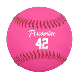 Pelota De Béisbol Rose Personnalisé