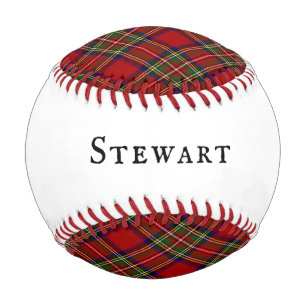 Pelota De Béisbol Royal Stewart Tartán Plaid Clan Patrón escocés