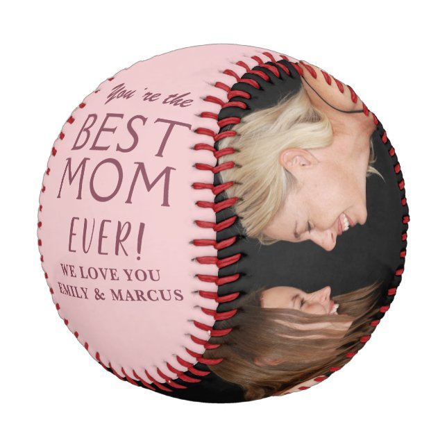 Pelota De Béisbol Rubor Rosa Mejor foto del Día 2 de la Madre Madre (Angular)