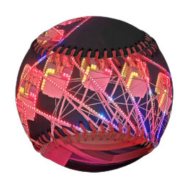 Pelota De Béisbol Rueda de la Ferris Roja