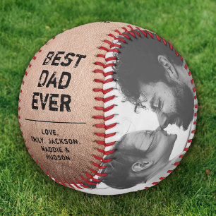 Pelota De Béisbol Rústica Guay moderna foto del Día del Padre