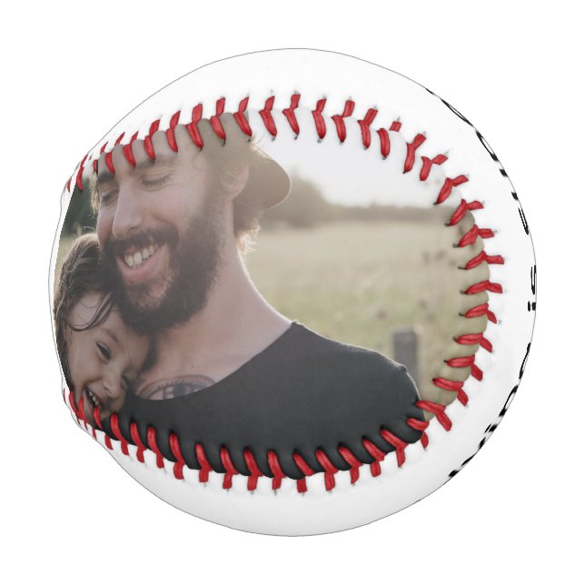 Pelota De Béisbol Ser padre es genial (Reverso Izquierdo)