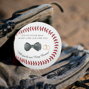 Pelota De Béisbol ¿Serás mi propuesta de portador de anillo?