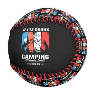 Pelota De Béisbol Si estoy borracho, es culpa de mis amigos de campi