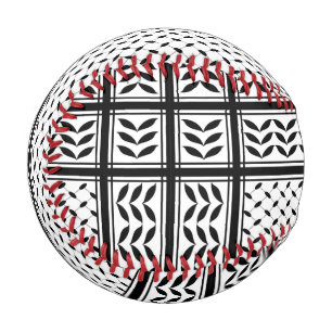 Pelota De Béisbol Símbolo de Keffiyeh del patrón de resistencia de P