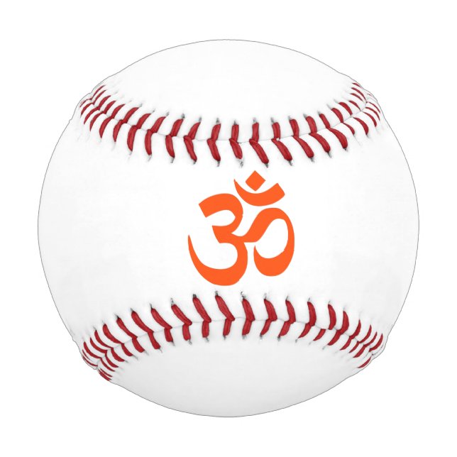 Pelota De Béisbol Símbolo Om indio (Anverso)
