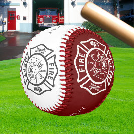 Pelota De Béisbol Símbolos del emblema del personalizado rojo y blan