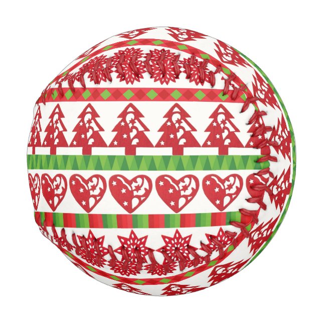 Pelota De Béisbol Símbolos navidades (Anverso derecho)
