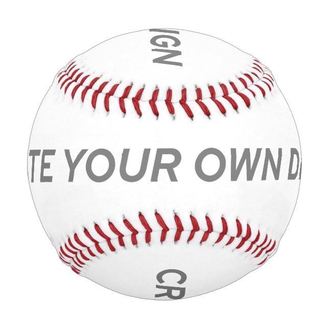 Pelota De Béisbol Simplemente - Crea Tu Propio Béisbol (Anverso)