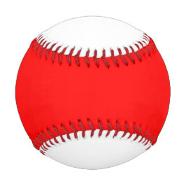 Pelota De Béisbol Simply Red Color Sólido