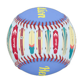 Pelota De Béisbol Skateboard Vintage