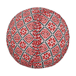 Pelota De Béisbol Slavic Ethnic Embroidery, Balkan Traditional