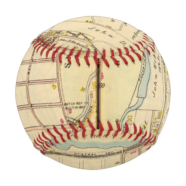 Pelota De Béisbol Sleepy Hollow, Nueva York (Anverso)