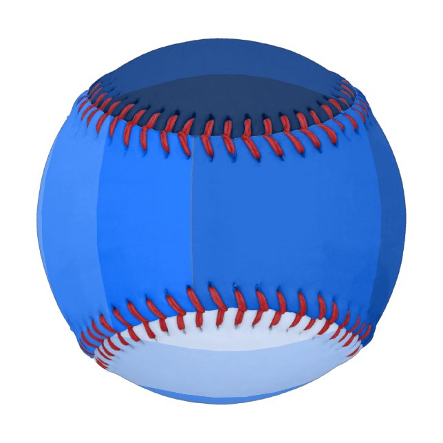 Pelota De Béisbol Sombras de béisbol azul (Reverso)