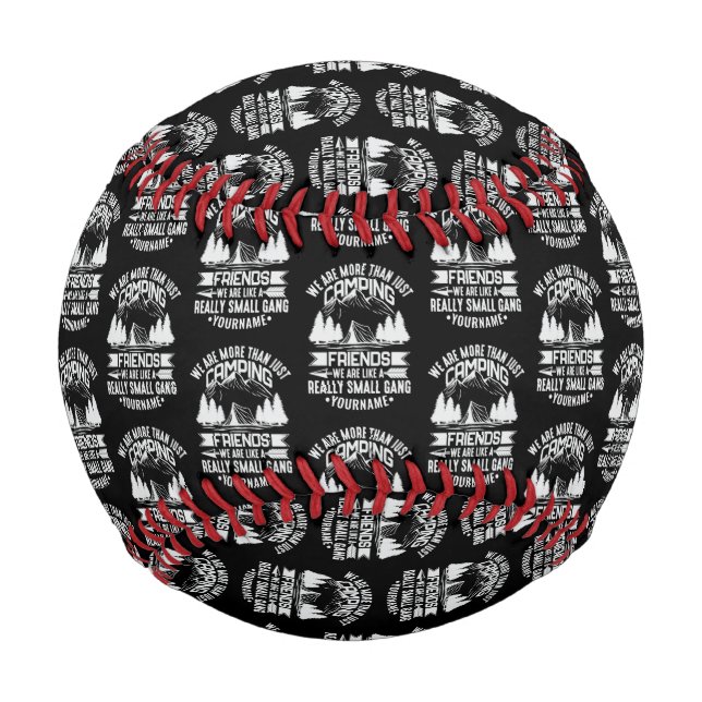 Pelota De Béisbol Somos más que solo amigos de campamento (Anverso)