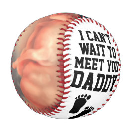 Pelota De Béisbol Sonograma personalizado Ultrasonido Papi nuevo beb
