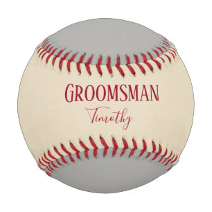 Pelota De Béisbol Souvenir de Groomsman