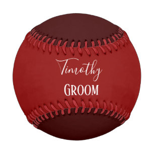 Pelota De Béisbol Souvenir Red Groom