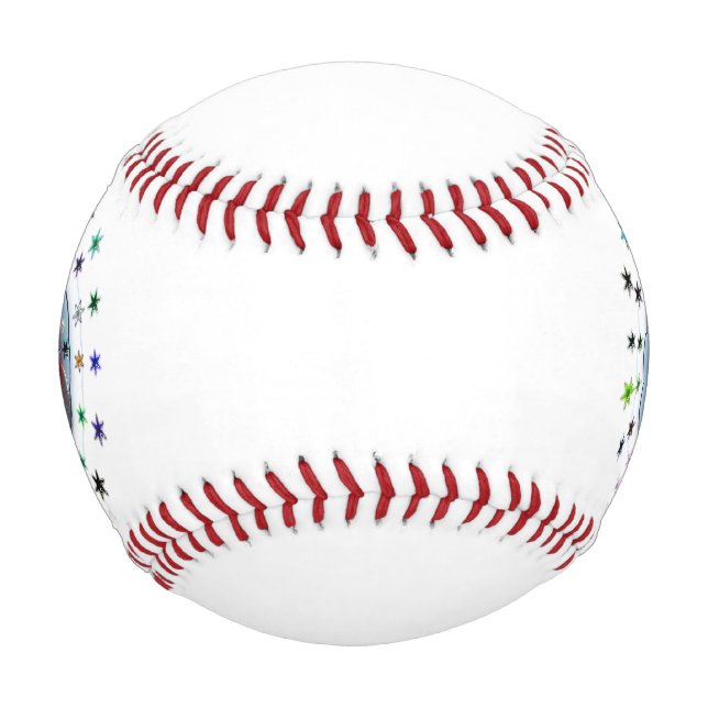 Pelota De Béisbol Stars White (Anverso)