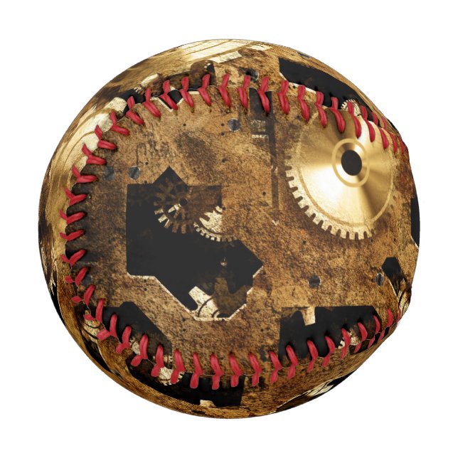 Pelota De Béisbol Steampunk (Anverso izquierdo)