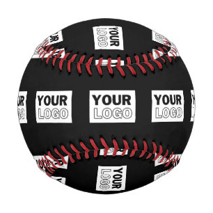 Pelota De Béisbol Su logotipo o diseño Fondo de color editable