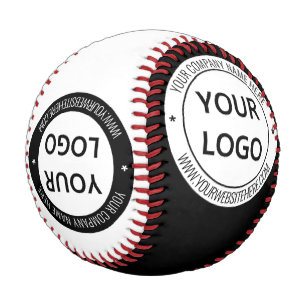Pelota De Béisbol Su logotipo y sello profesional promocional de tex