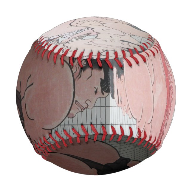 Pelota De Béisbol Sumo Mural Wall Art (Anverso)