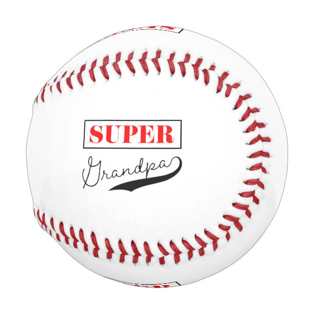 Pelota De Béisbol Super Abuelo (Anverso derecho)