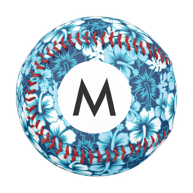 Pelota De Béisbol Surf Floral Hibiscus Pattern (Anverso izquierdo)