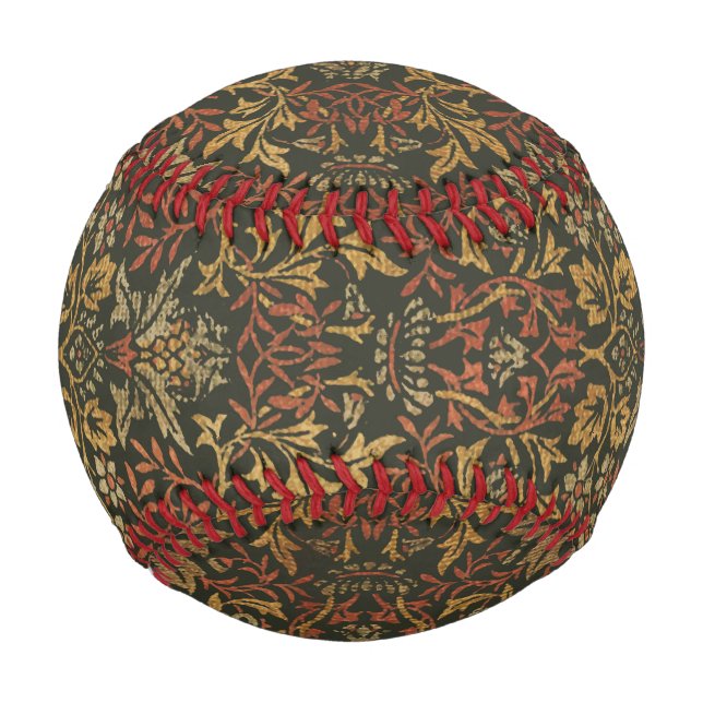 Pelota De Béisbol Tapiz del jardín de flores William Morris