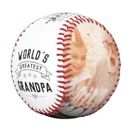Pelota De Béisbol Te Amo Abuelo/Abuelito/Otro 2-Foto