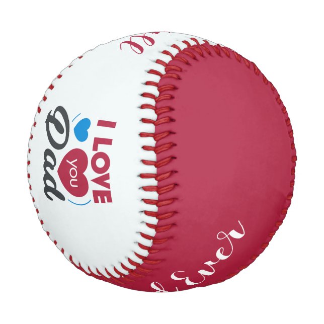 Pelota De Béisbol Te Amo Papá (Angular)