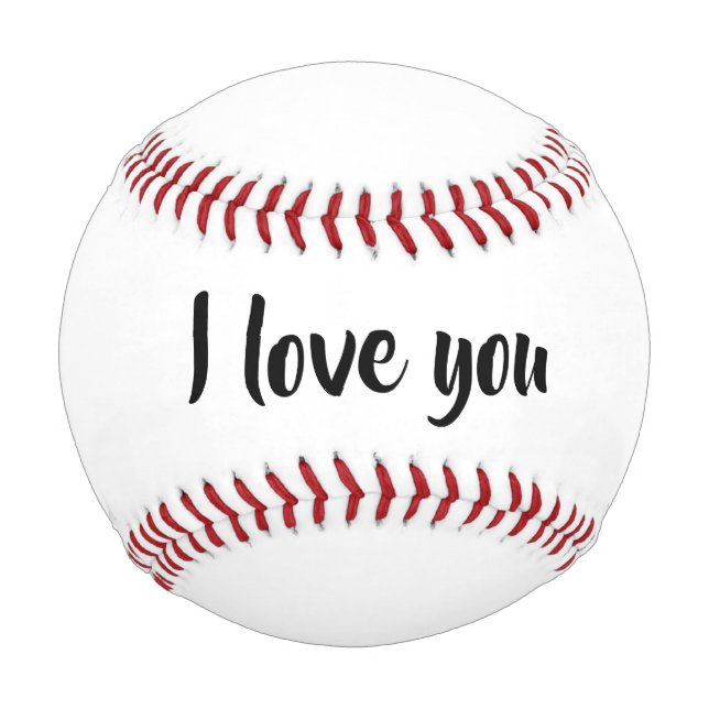 Pelota De Béisbol te casarás conmigo en béisbol por dalDesignNZ (Anverso)
