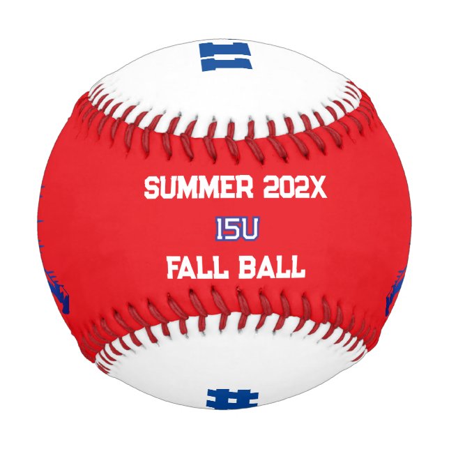 Pelota De Béisbol Team Baseball Personalized (Anverso)