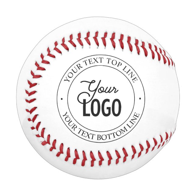Pelota De Béisbol Texto de Personalizable y sustitución de logotipos