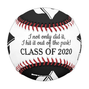 Pelota De Béisbol texto personalizado Béisbol de graduación