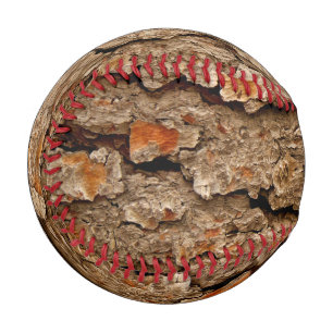 Pelota De Béisbol Textura de corteza de árbol de pino