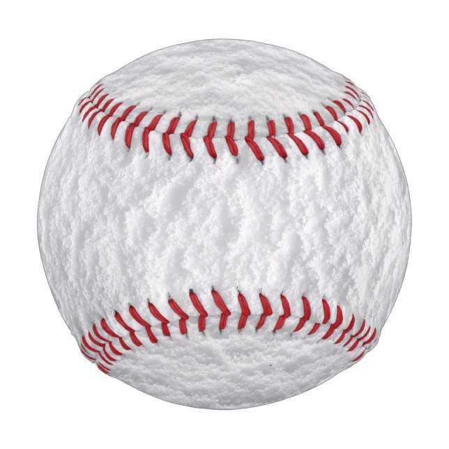 Pelota De Béisbol Textura de nieve compacta (Anverso)