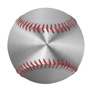 Pelota De Béisbol Textura radial metálica personalizada