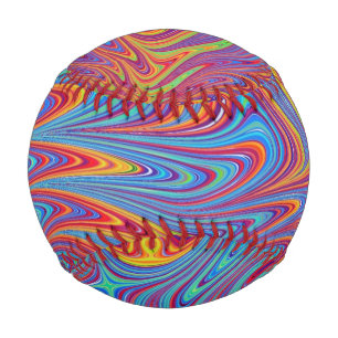 Pelota De Béisbol texturas psicodélicas