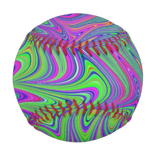Pelota De Béisbol texturas psicodélicas