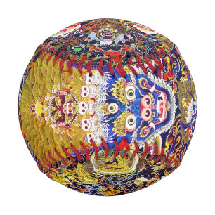 Pelota De Béisbol Tibetano de Guay thangka Yamantaka arte tatuado de