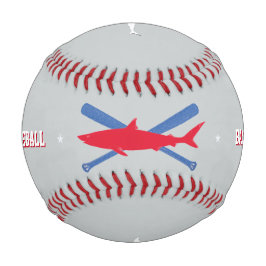 Pelota De Béisbol tiburón rojo personalizado