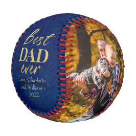 Pelota De Béisbol Tipografía de Relieve metalizado dorado Béisbol de